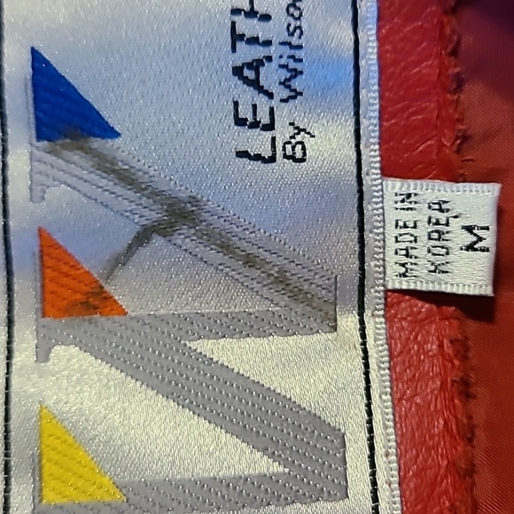 * Vintage 80s Wilson's Leather Jacket - Picture 3 of 7